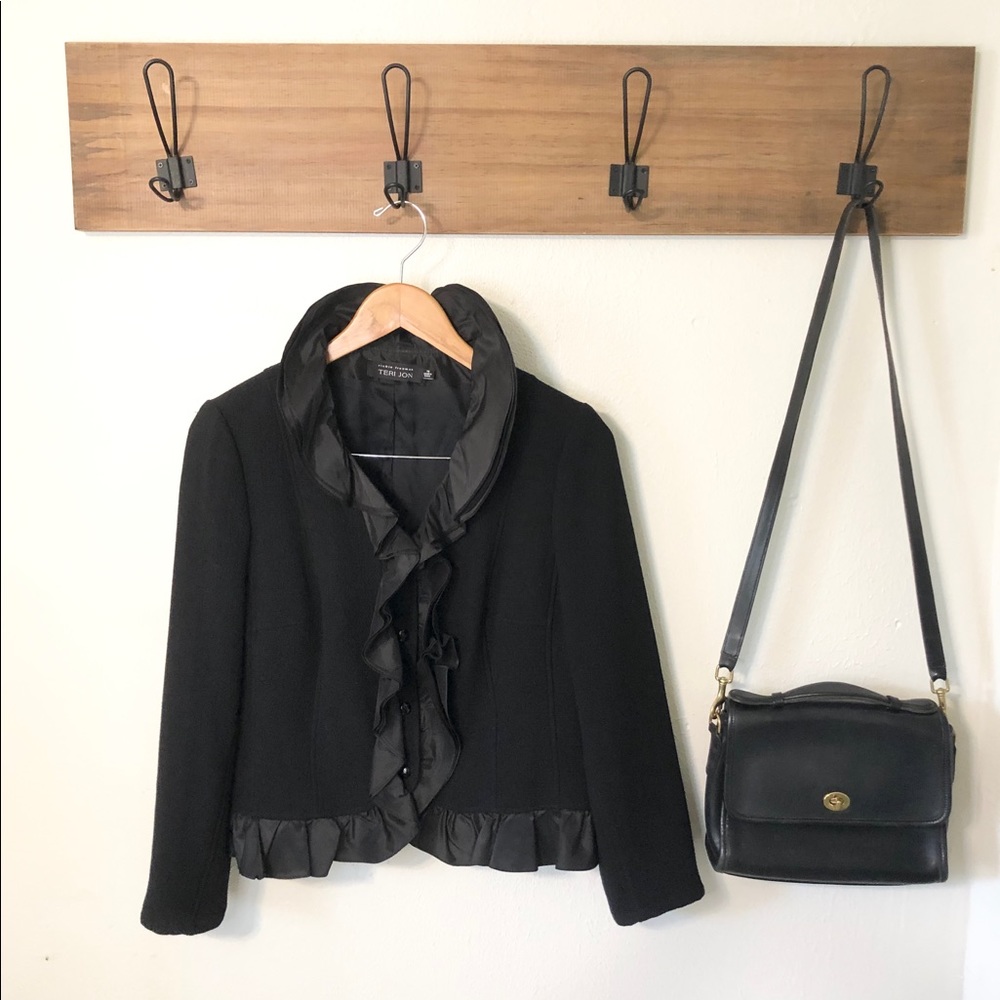 100% Wool Rickie Freeman Teri Jon Blazer